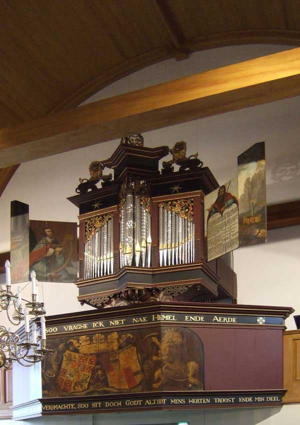 Eekman de Mare orgel 1630 Midwolde Groningen Holland (HW5)